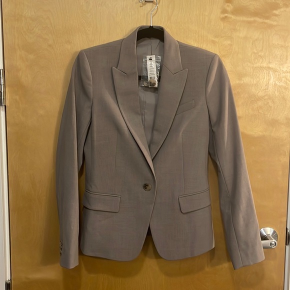 Theory Jackets & Coats Nwt Theory Gabe Blazer Suit Jacket Grey Size 4 Poshmark
